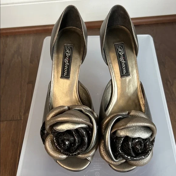 Brighton Rosina Open-Toe Heels - Picture 4 of 13